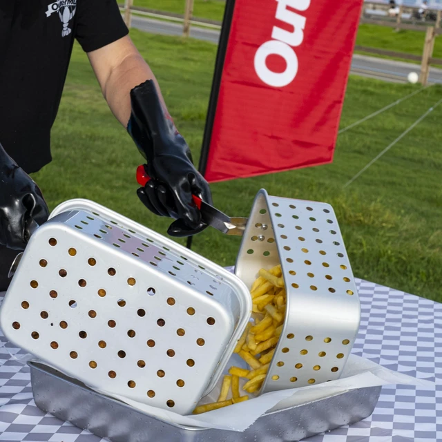 Alt view image 6 of 7 - 58,000 BTU Outdoor Fryer, 18 Qt. Deep Fryer Pot and 2 Inner Baskets, Ideal for Frying Fish, Chicken Wings, French Fries