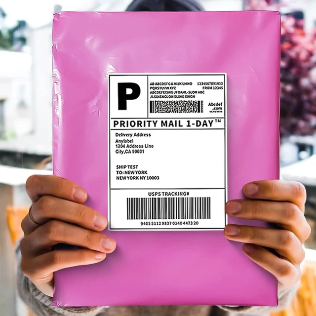 Alt view image 6 of 6 - 1000 pcs 10x13 Inches Pink Poly Mailers Shipping Envelopes, Strong Adhesive Sealing, Waterproof, and Tear-resistant Postal Mailing Bags for Clothing, Books, and Accessories
