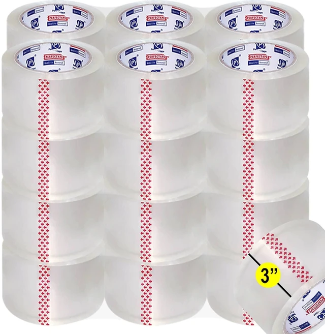 Main image of 3" Heavy Duty Packing Tape 24 Rolls, Total 1560Y, Clear, 2.7 mil, 3 inch x 65 Yards, Ultra Strong, Refill for Packaging and Shipping(3" Width, not 2" Width)