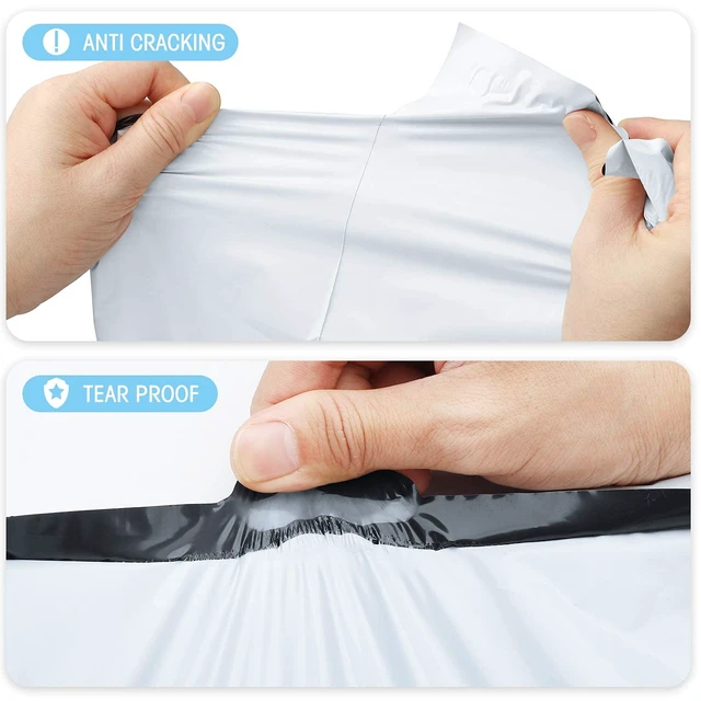 Alt view image 5 of 7 - Poly Mailers 19x24Inch 250Pcs,Waterproof Shipping Bags for Clothing | Strong Adhesive Shipping Envelopes for Small Business,Self Seal Heavy Duty Poly Mailer Bags,Flexible Mailing Bags White