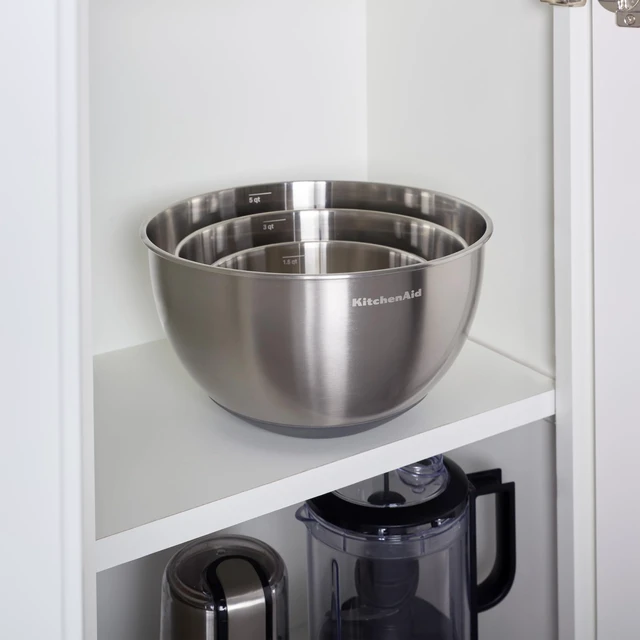 Alt view image 3 of 5 - Stainless Steel Mixing Bowls, Set Of 3