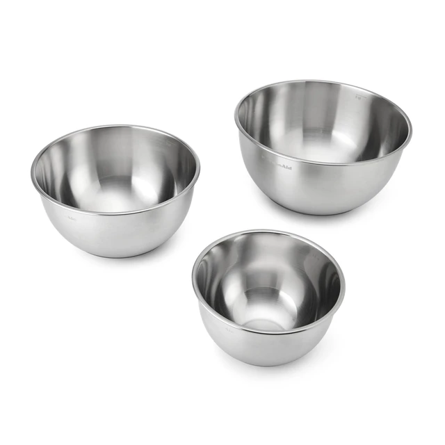 Alt view image 5 of 5 - Stainless Steel Mixing Bowls, Set Of 3