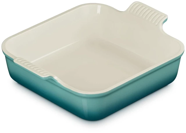 Main image of Stoneware Heritage Square Dish, 3 qt. (9"), Riviera