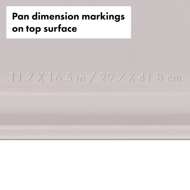 Alt view image 6 of 7 - Good Grips Non-Stick Pro Ceramic Coated Metal Bakeware 3-Piece Sheet | Storm Blue, Professional Bakeware, Multi-Pan Set, Kitchen Essentials, Cookies, Roasting, Vegetables, Meat