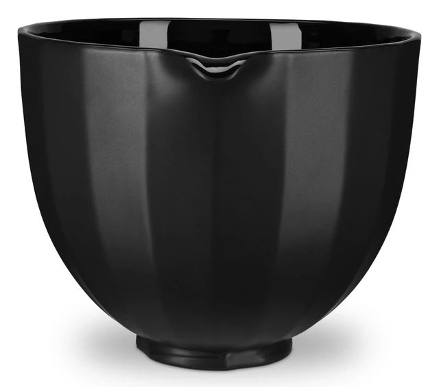 Alt view image 4 of 4 - 5Q Black Shell Ceramic Bowl, for 5Q Tilt-Head Mixers, KSM2CB5PBS | Durable Ceramic, Freezer-Microwave-Oven-Dishwasher-safe, Fits all 4.5 and 5 quart Tilt-Head Stand Mixers