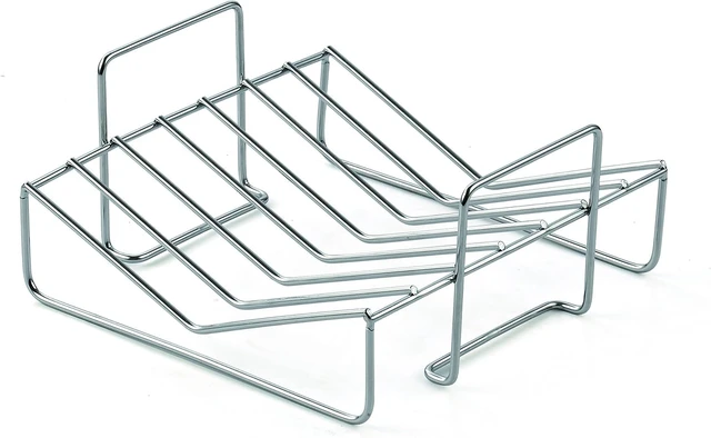 Alt view image 3 of 7 - Classic 14 x 12 Inch Stainless Steel Roaster Pan with V-Shaped Rack, Turkey Roasting Pan with Rack, Large Capacity, Oven and Dishwasher Safe