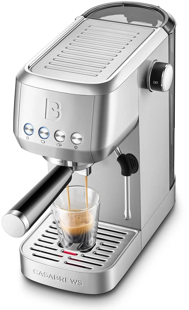 Main image of 3700 Essential Stainless Steel Espresso Machine with Steam Wand | 20-Bar Italian Pump, Powerful Steam Wand, 43.9oz Removable Water Tank, Compact Espresso Maker for Home, Cappuccino & Latte