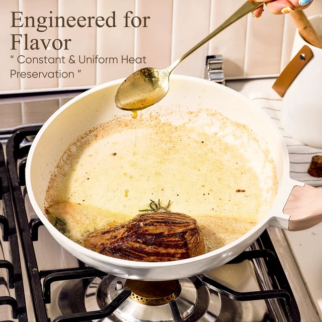 Alt view image 7 of 7 - 20pcs Pots and Pans Set, Nonstick Cookware Sets | Induction Cooking, Ultra Durable, Easy to Clean, Even Heating, All-Stovetop Compatible, PFOA-Free Kitchen Set