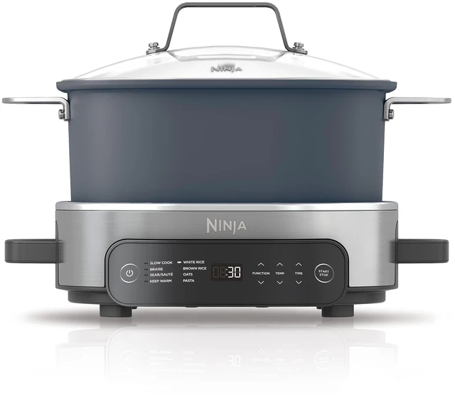 Main image of Everyday PossibleCooker Pro, 6.5-qt, Midnight Blue, MC1101 | 10-in-1, 8 functions: Slow Cook, Sear/Sauté, Braise, Rice, Oats & Pasta. Replaces 10 appliances, cool-touch handles.