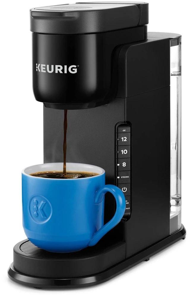 Main image of K-Express Single Serve K-Cup Pod Coffee Maker, Black | 3 Brew Sizes, 42oz Removable Reservoir, Strong Brew Button Feature, Travel Mug Friendly, Works with All K-Cup Pods