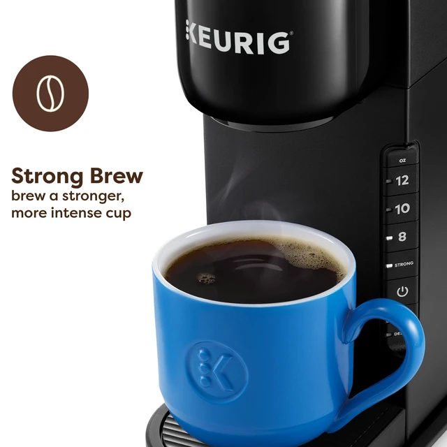 Alt view image 2 of 7 - K-Express Single Serve K-Cup Pod Coffee Maker, Black | 3 Brew Sizes, 42oz Removable Reservoir, Strong Brew Button Feature, Travel Mug Friendly, Works with All K-Cup Pods
