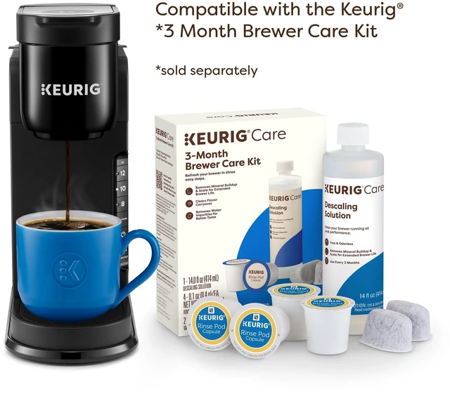 Alt view image 7 of 7 - K-Express Single Serve K-Cup Pod Coffee Maker, Black | 3 Brew Sizes, 42oz Removable Reservoir, Strong Brew Button Feature, Travel Mug Friendly, Works with All K-Cup Pods