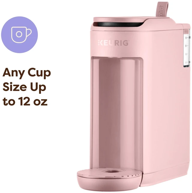 Alt view image 3 of 7 - K-Mini Mate Single Serve K-Cup Pod Coffee Maker, Pink Sands | Brews Up to 12 oz Cup, Compact Portable Coffee Machine for Small Spaces, Great for Dorms & Offices