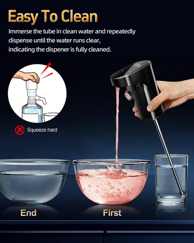 Alt view image 6 of 6 - 5 in 1 Wine Aerator Whiskey Dispenser,Liquor Decanter, Alcohol Pourer-Black | Ideal Gift for Holidays & Birthdays | 1-Second Aeration | Easy Tap-to-Pour | 1-999ml Precision | USB-C Rechargeable |Smart