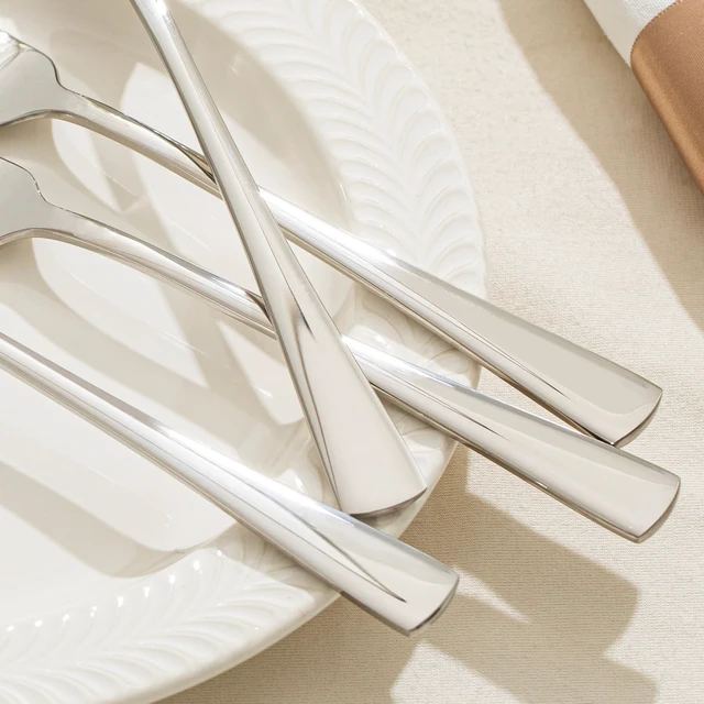Alt view image 7 of 7 - Forks 48 Piece Dinner Forks Set, 18/10 Stainless Steel | Food Grade, Mirror Polished, Dishwasher Safe, 8.18 Inch, Rust Resistant, for Home Kitchen, Weddings, Parties & Restaurants