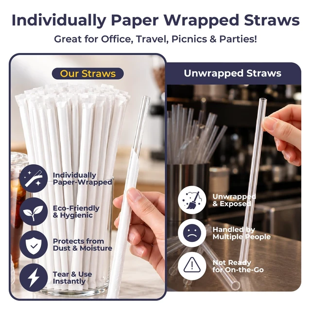 Alt view image 4 of 7 - 600 Pack 20 oz Plastic Iced Coffee Cups with Flat Lids and Clear Straws, Disposable Clear Cup, BPA Free Cup for Party, Smoothie, Cold Drinks, Juice, Milkshake, Bubble Boba, Tea