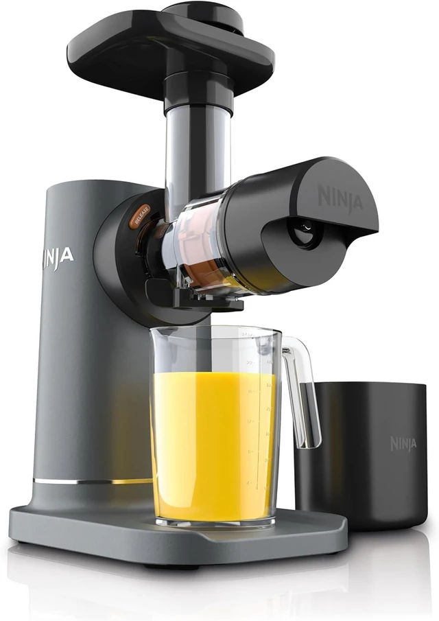 Main image of JC151 NeverClog BPA-Free Cold Press Juicer with Total Pulp Control and 2 One-Touch Programs (Machine Gray)