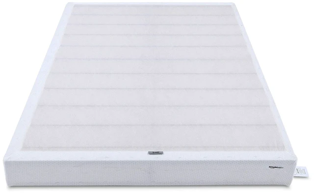 Main image of Smart Box Spring Bed Base, 5-Inch Height Mattress Foundation, Tool-Free Easy Assembly, Metal Support, Full, 74" x 53"