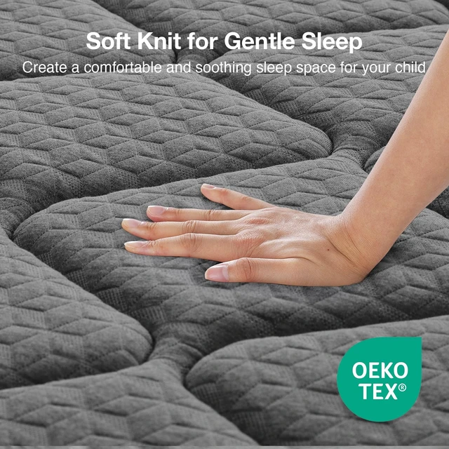 Alt view image 5 of 7 - Twin Mattress,6 Inch Hybrid Twin Size Mattress | with Bonnell Coil & Gel Memory Foam for Pressure Relief & Breathable Construction Mattresses in a Box CertiPUR-US Certified