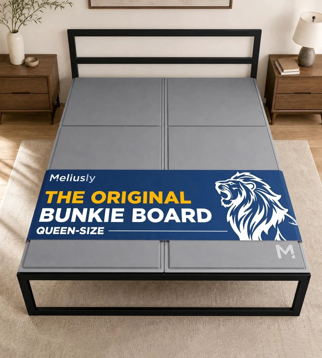 Main image of Original Bunkie Board Queen Size (60x80) - Under Bed Support | Non-Slip Breathable Bed Support Board for Slatted Bed Frame, Anti-Sag, Noise Minimizing Moisture Resistant Bed Board