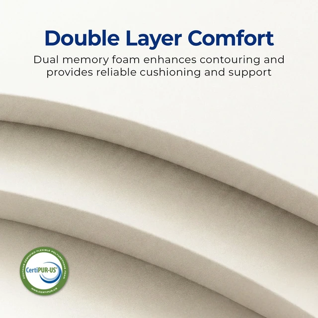 Alt view image 5 of 7 - Twin 8 Inch Cool Hybrid Mattress with Innerspring Coil Support | Pressure Relief, Medium Plush Feel, Even Support, Durable Support, Anti-Slip Bottom, Fiberglass Free, CertiPUR-US Certified