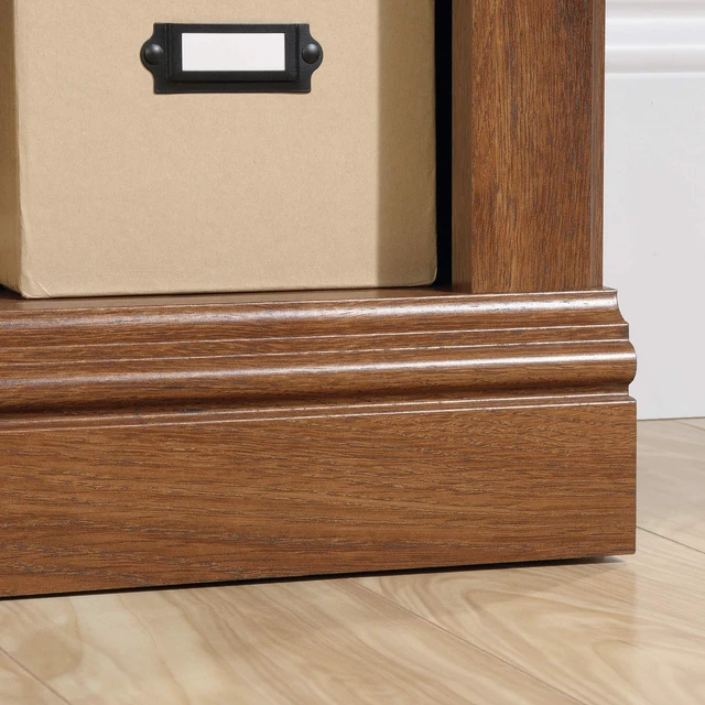 Alt view image 6 of 6 - 2 Tier Book Shelf Wooden Bookcase Multipurpose Bookshelf for Home Office, Living Room, in Oiled Oak