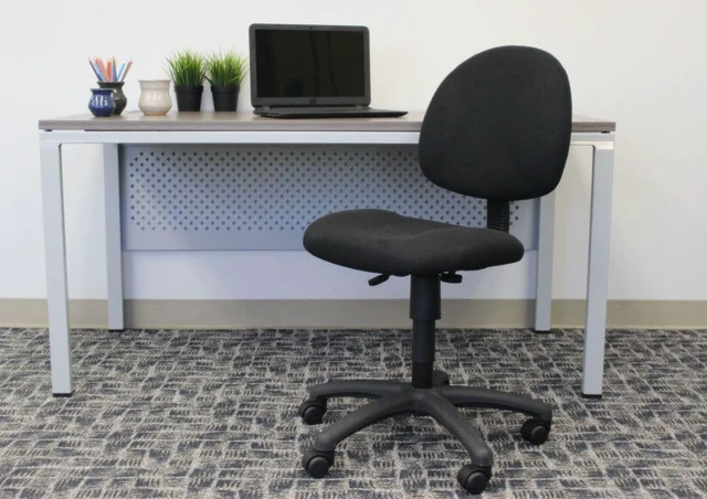 Alt view image 2 of 7 - Black Deluxe Posture Chair, Model Number: 217EBONY