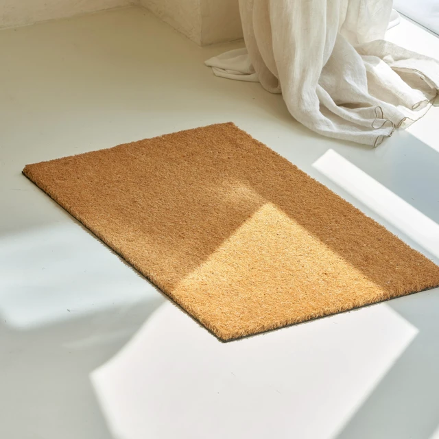 Alt view image 6 of 7 - Coco Coir Door Mat with Heavy Duty Backing, Welcome Doormat (17" x 30"), Doormat Entrance (Plain - 8Pack)