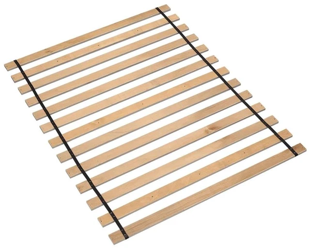 Main image of Platform Full Roll Slats, Full Size Bunkie Board Alternative, Replacement Bed Slats, Low-Profile Mattress Support with Pre-Drilled Pilot Holes, Brown