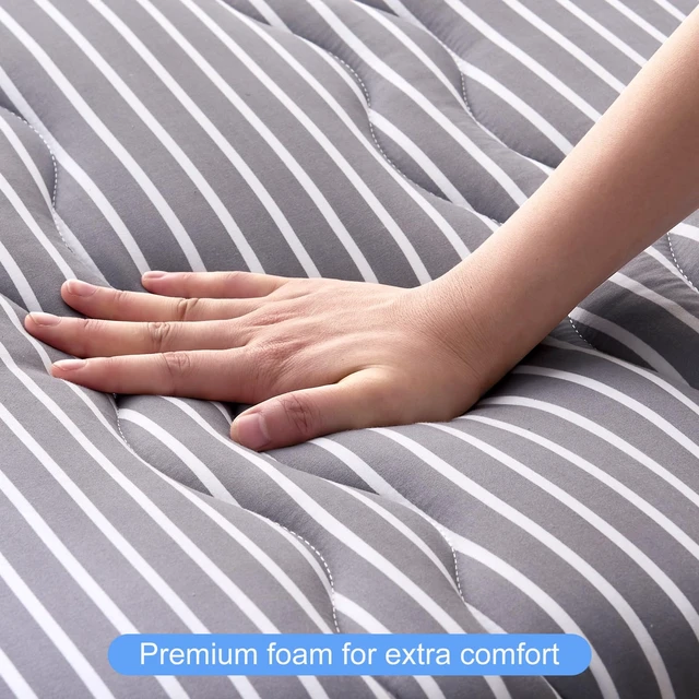 Alt view image 5 of 7 - Premium Foam Japanese Floor Mattress Futon Mattress,100% High Density Comfortable Foam,Thicken Tatami Mat Sleeping Pad,Portable Kids Adults Sleeping Mats for Guest Room, Dormitory