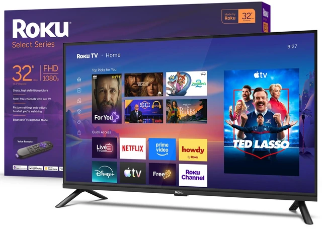 Main image of 32-Inch Select Series Smart TV 2026-1080p Full HD TV - TV | Flat Screen LED Television with Voice Remote, Wi-Fi & Bluetooth Headphone Mode - Streaming Live Local News Sports & Movies