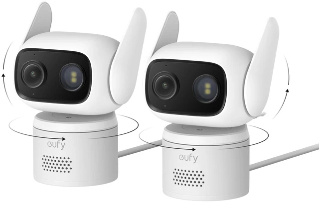 Main image of Security Indoor/Outdoor Camera C31(2-Pack), IP66, No Subscription | Spotlight-Free Color Night Vision, 360° Coverage Pan &Tilt, AutoTracking, AI Human/Vehicle/Pet/Cry Detection, 24/7 Recording