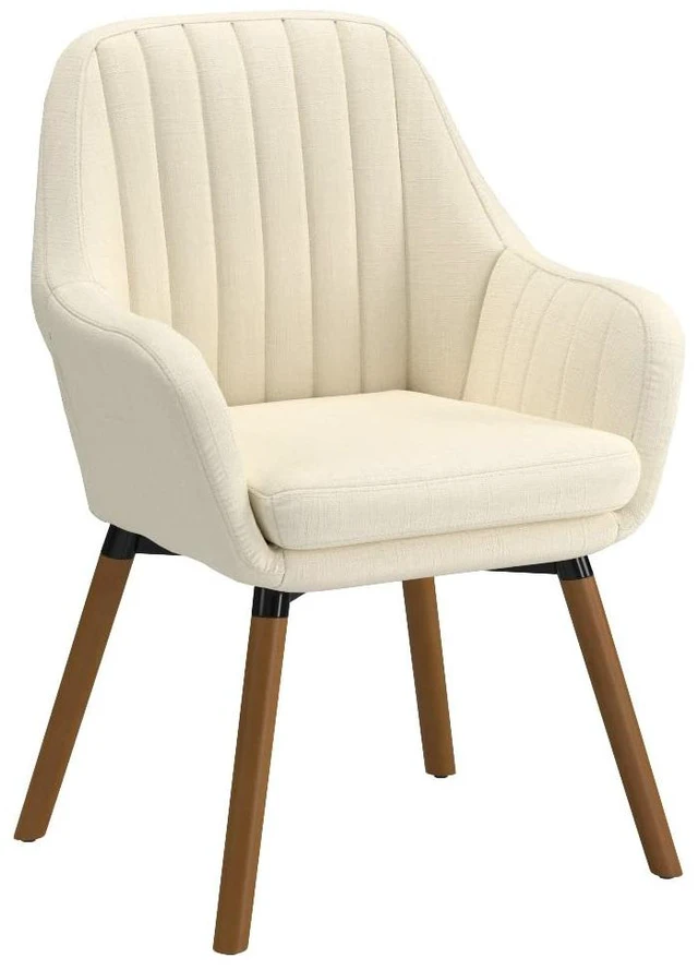 Main image of Tuchico Contemporary Fabric Accent Chair, Arm Rest, Tan