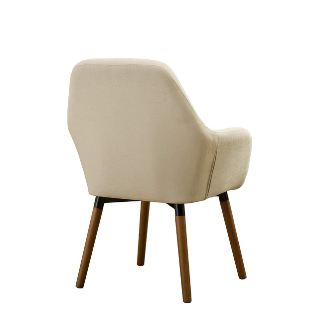 Alt view image 5 of 6 - Tuchico Contemporary Fabric Accent Chair, Arm Rest, Tan
