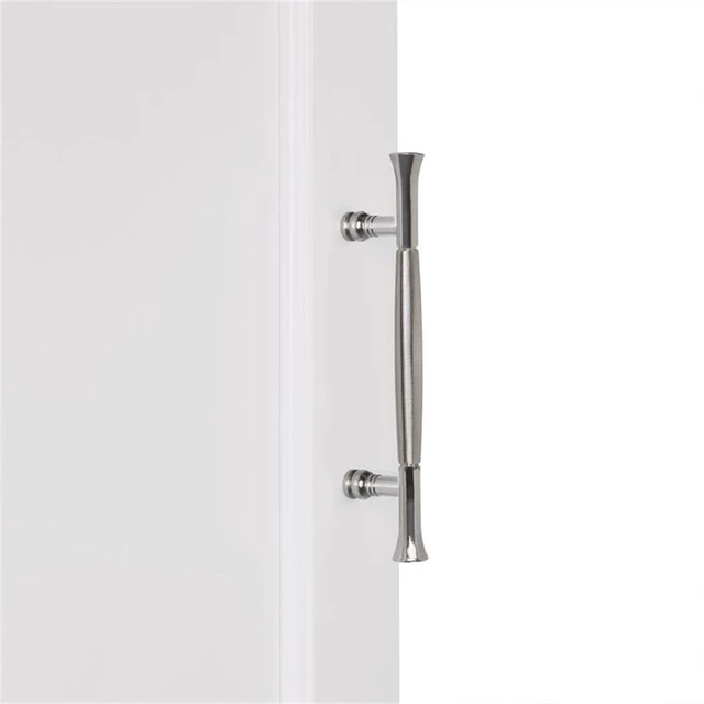 Alt view image 6 of 7 - Somerset Bathroom Corner Floor Linen Storage Cabinet, White | Bath Organizer with Adjustable Interior Shelf, Door, Two-Tone Handle, Coved Top Detailing, Painted MDF, Laundry Storage