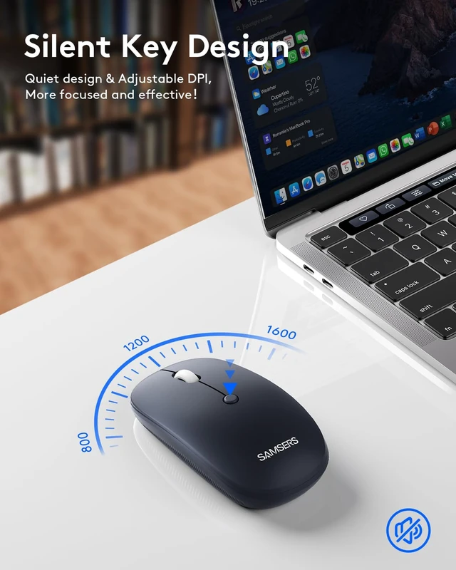 Alt view image 4 of 7 - Foldable Keyboard and Mouse, Folding Bluetooth Keyboard Combo, 2.4G + BT5.0 x 2, Full-Size Portable Travel Keyboard & Rechargeable Wireless Mouse for Windows Android iOS Mac OS, Midnight