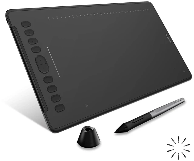 Main image of Inspiroy H1161 Graphics Drawing Tablet with Touch Strip, 11x6.87 Inch | 26 Customizable Keys, 8192 Pressure Levels, ±60° Tilt, Battery-Free Stylus, Compatible with Android, Windows and Mac