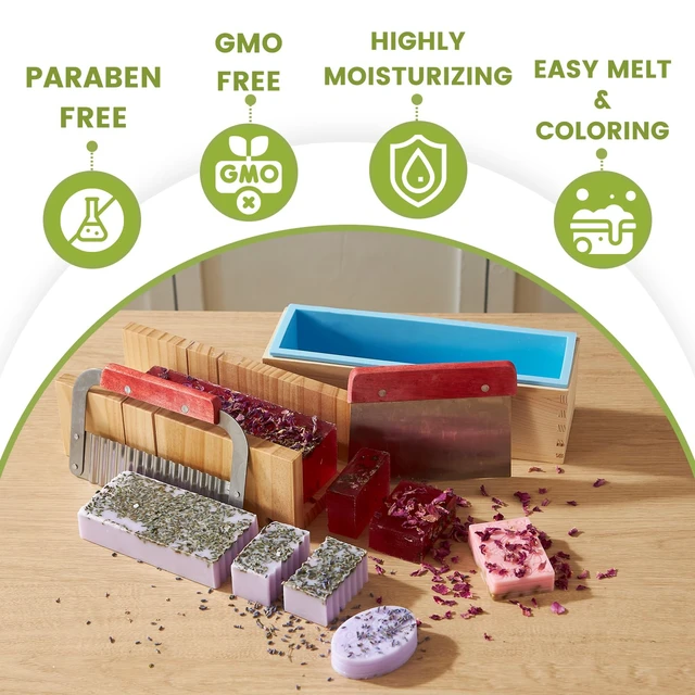 Alt view image 4 of 6 - 2-in-1 Candle & Soap Making Kit for Adults Begineers DIY Craft Kit | Complete Candle and Soap Supplies Kit with Melter, DIY Kit Make Soaps and Scented Candles, Soap Base, Soy Wax, Molds