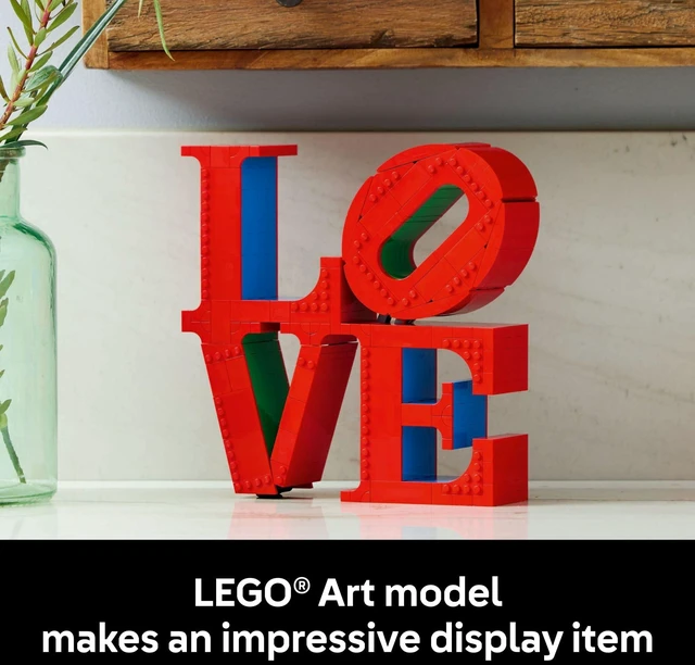 Alt view image 5 of 6 - Art Love Collectible Building Set - DIY Kit for Adults, Ages 18+ - Gifts for Birthdays - Home Decor to Display on Table - 31214