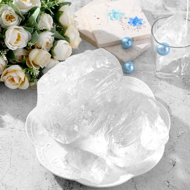 Alt view image 6 of 6 - 9.9 lb High Density Transparent Gel Candle Wax Clear Gel Wax Jelly Candle 100 Pcs Wick and 100 Pcs Wick Stickers for DIY Making Handmade Projects Material Supplies