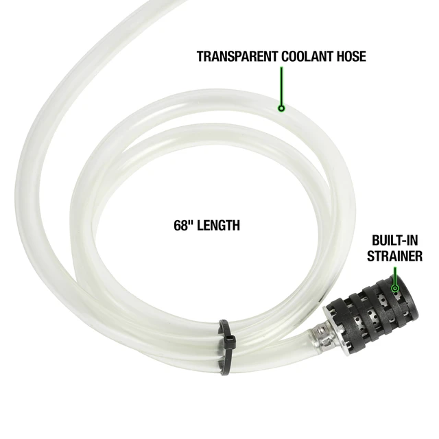 Alt view image 4 of 7 - Coolant Vacuum Refill Kit, Coolant Pressure Tester Kit, 5 Adapter | 70-110 psi Recommended Working Pressure, Performs Vacuum Leak Tests on the Cooling System, Helps Prevent Come-Backs