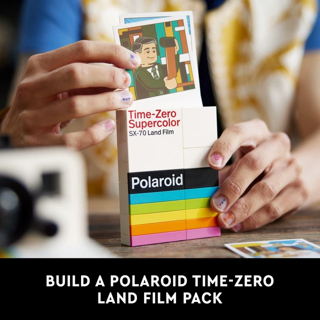 Alt view image 4 of 6 - Ideas Polaroid OneStep SX-70 Building Set for Adults - Vintage Polaroid Model DIY Craft Kit, Ages 18+ - Gift for Birthdays - 21345