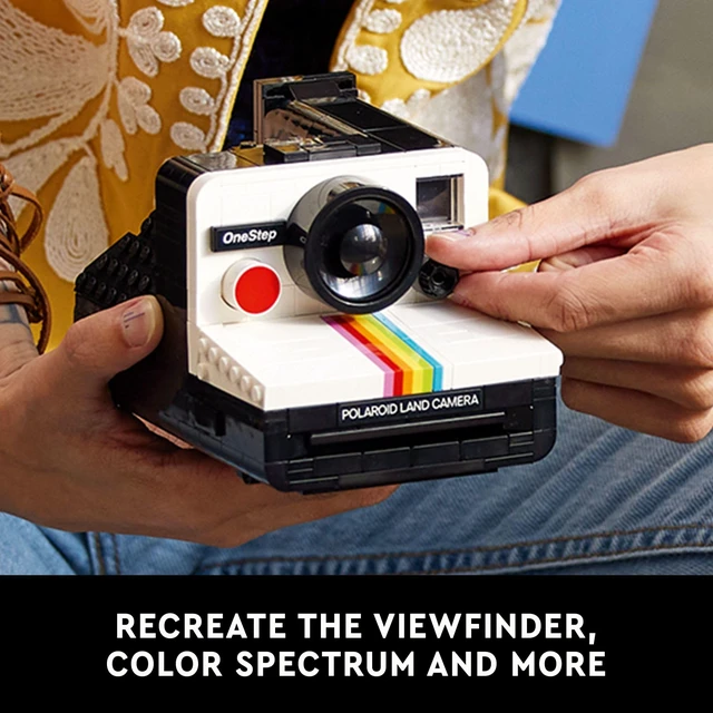 Alt view image 3 of 6 - Ideas Polaroid OneStep SX-70 Building Set for Adults - Vintage Polaroid Model DIY Craft Kit, Ages 18+ - Gift for Birthdays - 21345