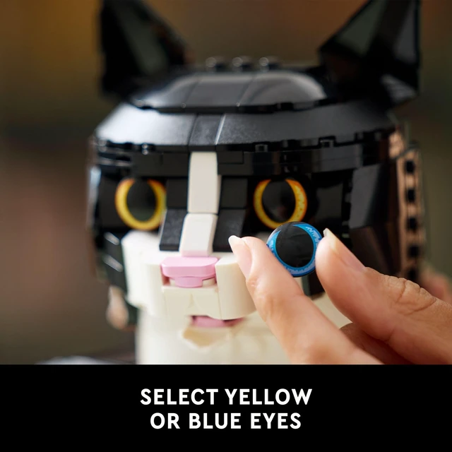 Alt view image 4 of 6 - Ideas Tuxedo Cat - Building Sets for Adults, Ages 18+ - DIY Crafts Kit for Home Decor, Living Room or Bedroom - Gift for Animal Lovers - 21349