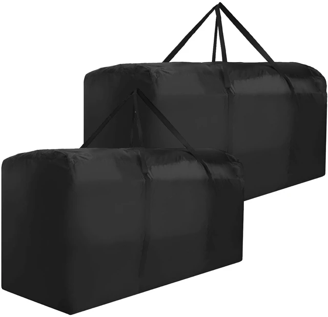 Main image of Patio Cushion Storage Bag Waterproof Extra Large Protective Zippered Outdoor Cushion Storage Bags Furniture Storage Bag with Handles, 68" L x 30" W x 20" H (2 Pack)