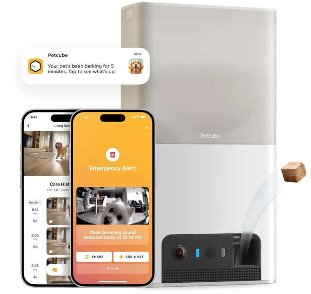 Main image of Bites 2 Lite - WiFi Pet Camera with Treat Dispenser & App | Remote treat dispenser for cats & dogs, 1080p HD video, night vision, 2-way audio, sound & motion alerts