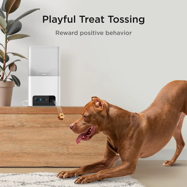 Alt view image 4 of 7 - Bites 2 Lite - WiFi Pet Camera with Treat Dispenser & App | Remote treat dispenser for cats & dogs, 1080p HD video, night vision, 2-way audio, sound & motion alerts