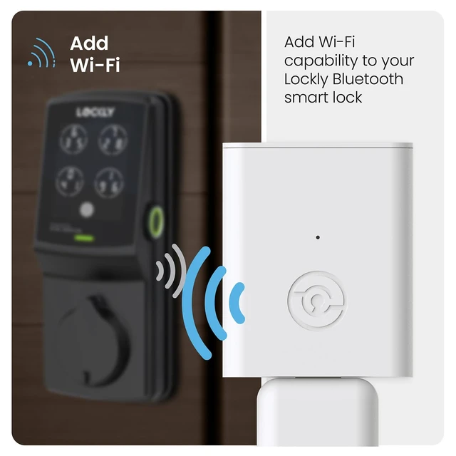 Alt view image 2 of 7 - Secure Link Wi-Fi Hub - Control Your Smart Lock from Anywhere with Real-time Notifications and Voice Control