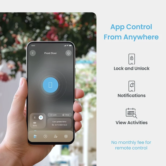 Alt view image 3 of 7 - Secure Link Wi-Fi Hub - Control Your Smart Lock from Anywhere with Real-time Notifications and Voice Control