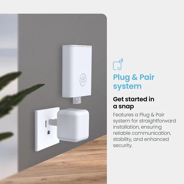 Alt view image 6 of 7 - Secure Link Wi-Fi Hub - Control Your Smart Lock from Anywhere with Real-time Notifications and Voice Control